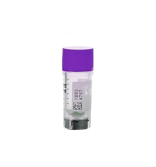 TRICODED CRYOVIAL, 0.5ML,PURPLE