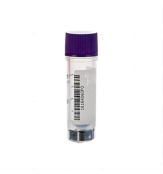 TRICODED CRYOVIAL, 1.0ML,PURPLE