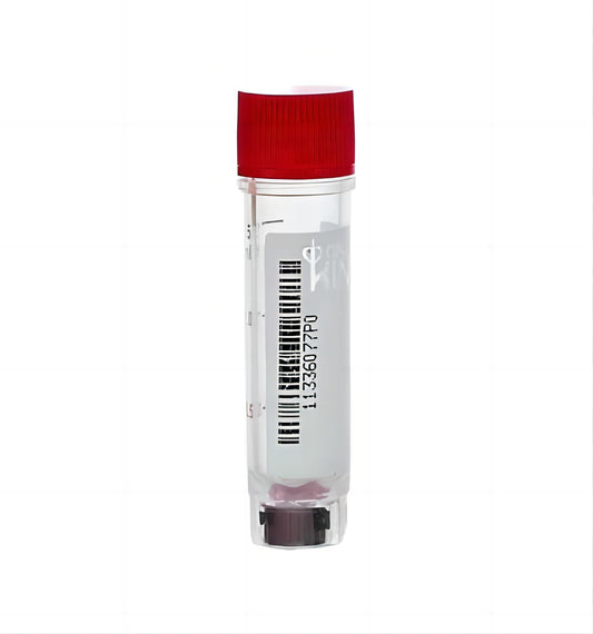 TRICODED CRYOVIAL, 1.5ML,RED