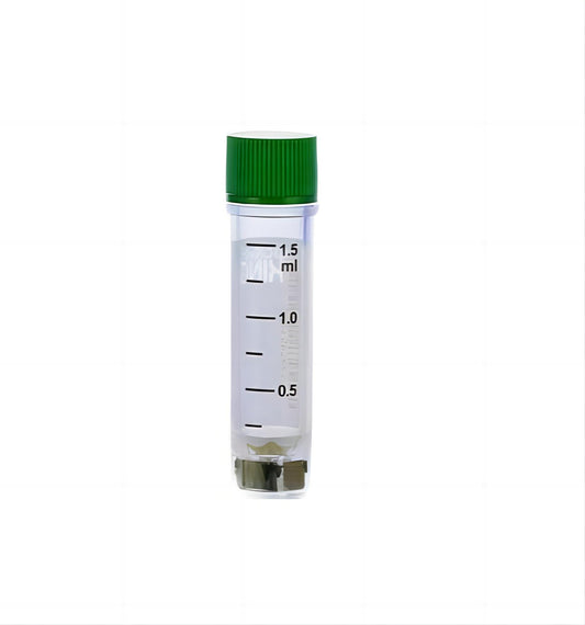 TRICODED CRYOVIAL, 1.5ML,GREEN