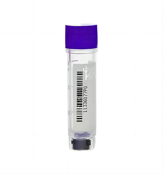 TRICODED CRYOVIAL, 1.5ML,PURPLE